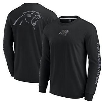 Unisex Fanatics Black Carolina Panthers Elements Strive Long Sleeve T-Shirt