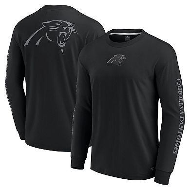 Unisex Fanatics Black Carolina Panthers Elements Strive Long Sleeve T-Shirt