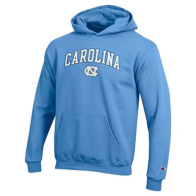 Youth Champion Carolina Blue North Carolina Tar Heels Campus Pullover Hoodie