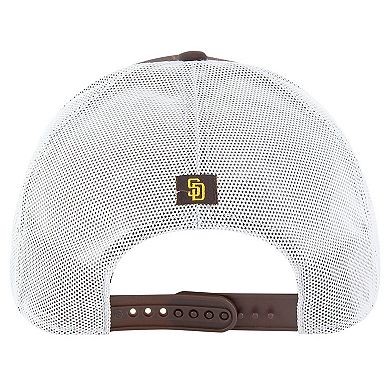 Men's '47 Brown San Diego Padres Downburst Trucker Adjustable Hat