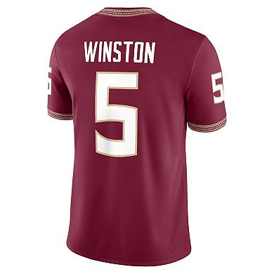 Men's Nike Jameis Winston Garnet Florida State Seminoles Alumni Game Jersey