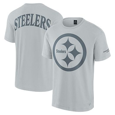 Unisex Fanatics Gray Pittsburgh Steelers Elements Iconic T-Shirt