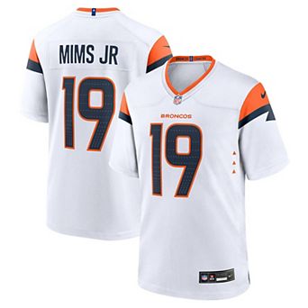 Men's Nike Marvin Mims Jr White Denver Broncos Game Jersey