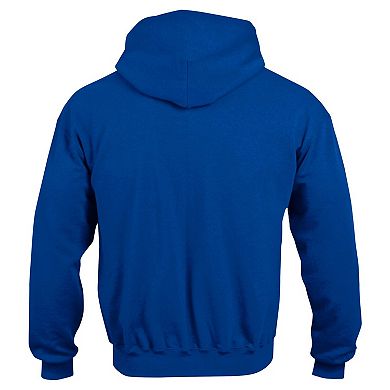 Youth Champion Royal Kansas Jayhawks Campus Pullover Hoodie