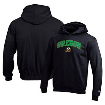 Youth Champion Black Oregon Ducks Campus Pullover Hoodie