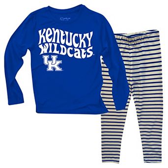 Infant Wes & Willy Kentucky Wildcats Long Sleeve Top and Striped Leggings Set