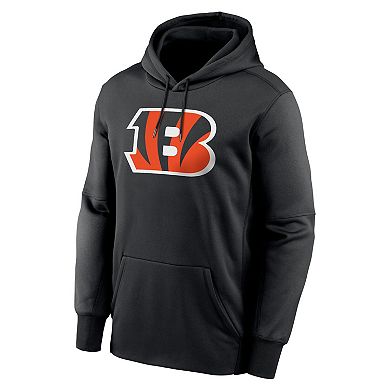 Men's Nike Joe Burrow Black Cincinnati Bengals Player Name & Number Performance Pullover Hoodie