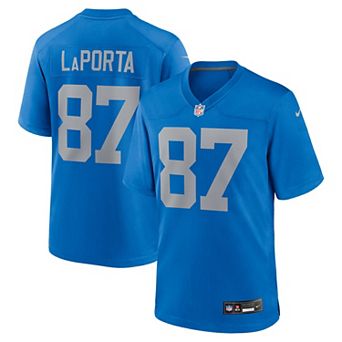 Men's Nike Sam LaPorta Blue Detroit Lions Alternate Game Jersey