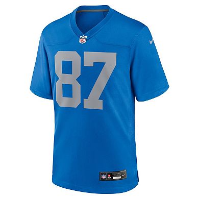 Men's Nike Sam LaPorta Blue Detroit Lions Alternate Game Jersey
