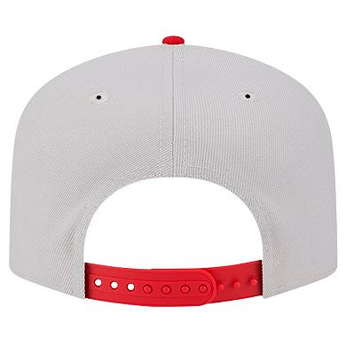 Men's New Era Stone Kansas City Chiefs Decent 9FIFTY A-Frame Snapback Hat