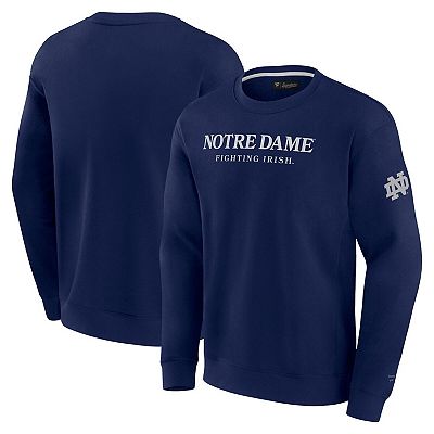 Men s Fanatics Navy Notre Dame Fighting Irish Unlimited Pullover Sweatshirt