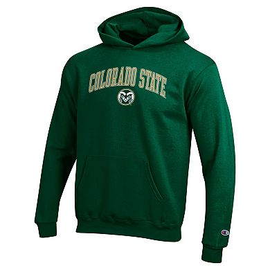Youth Champion Green Colorado State Rams Campus Pullover Hoodie