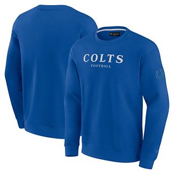 Unisex Fanatics Royal Indianapolis Colts Elements Unlimited Fleece Pullover Sweatshirt