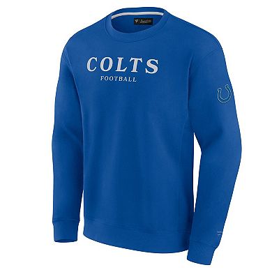 Unisex Fanatics Royal Indianapolis Colts Elements Unlimited Fleece Pullover Sweatshirt