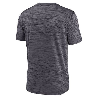 Men's Nike Black Stanford Cardinal Campus Slant Velocity Performance T-Shirt