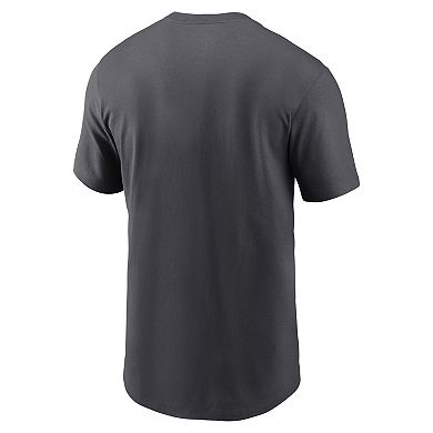 Men's Nike Anthracite Tennessee Titans Helmet Essential T-Shirt