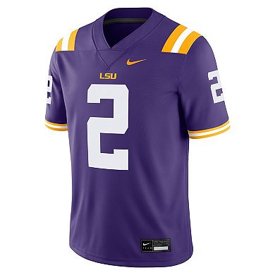 Men's Nike Justin Jefferson Purple LSU Tigers Alumni Game Jersey
