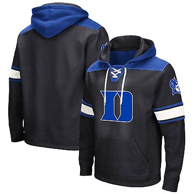 Colosseum men's duke blue devils fleece pullover black hoodie on sale