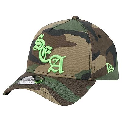 Men's New Era Camo Seattle Seahawks Mystic Camo A-Frame 9FORTY