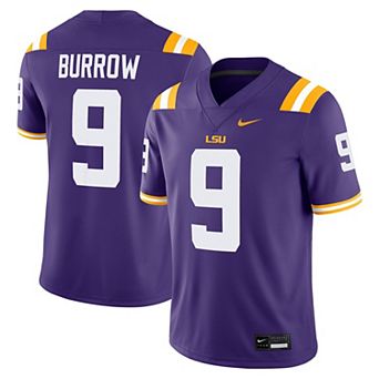 Men's Nike Joe Burrow Purple LSU Tigers Burreaux��Alumni Game Jersey