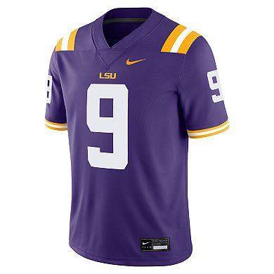 Men's Nike Joe Burrow Purple LSU Tigers Burreaux��Alumni Game Jersey