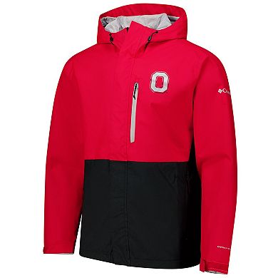 Men's Columbia Scarlet Ohio State Buckeyes Field Bound Omni-Tech™ Full-Zip Jacket