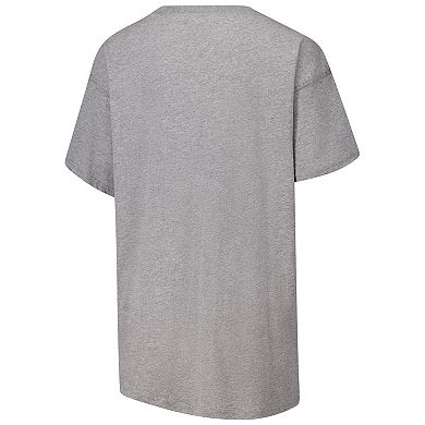 Women's '47 Heather Gray Indiana Hoosiers Muse Sadie T-Shirt