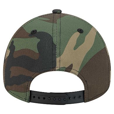 Men's New Era Camo San Francisco 49ers Mystic Camo A-Frame 9FORTY Adjustable Hat