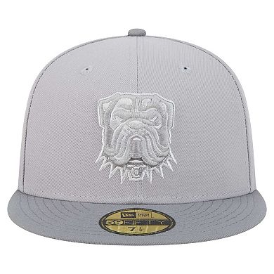 Men's New Era Gray/Graphite Cleveland Browns Iron Cloud 59FIFTY Fitted Hat