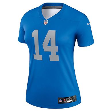 Women's Nike Amon-Ra St. Brown Blue Detroit Lions Alternate Legend Player Performance Top