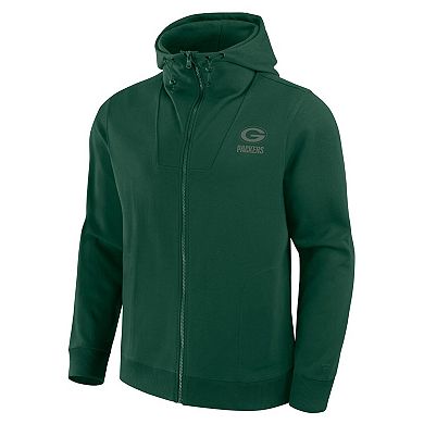 Unisex Fanatics Green Green Bay Packers Front Office Full-Zip Hoodie