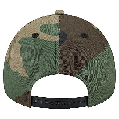 Men's New Era Camo Denver Broncos Mystic Camo A-Frame 9FORTY Adjustable Hat