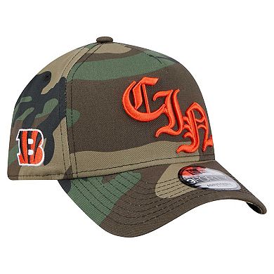 Men's New Era Camo Cincinnati Bengals Mystic Camo A-Frame 9FORTY Adjustable Hat