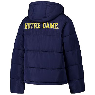 Women's Hype and Vice Navy Notre Dame Fighting Irish Puffer Jacket