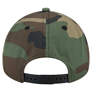 Men's New Era Camo Los Angeles Chargers Mystic Camo A-Frame 9FORTY Adjustable Hat