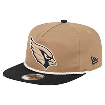 Men's New Era Khaki/Black Arizona Cardinals Desert Golfer Snapback Hat