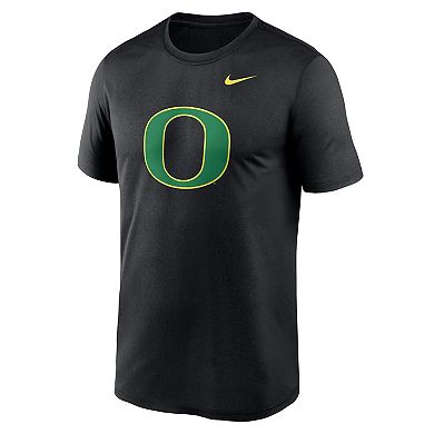 Men's Nike Black Oregon Ducks Color Pop Logo Legend Performance T-Shirt
