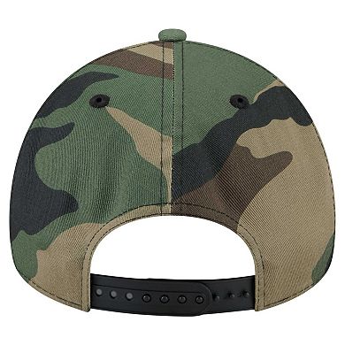 Men's New Era Camo Detroit Lions Mystic Camo A-Frame 9FORTY Adjustable Hat