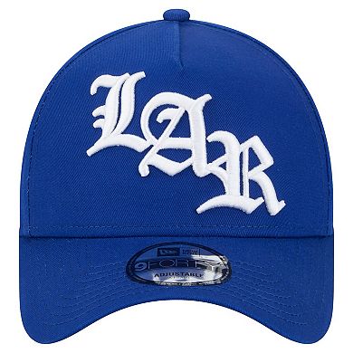 Men's New Era Royal Los Angeles Rams Mystic 9FORTY A-Frame Adjustable Hat