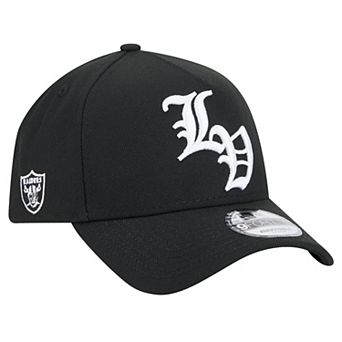 Men's New Era Black Las Vegas Raiders Mystic 9FORTY A-Frame Adjustable Hat