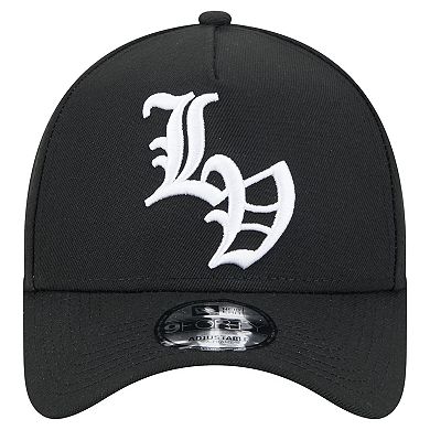 Men's New Era Black Las Vegas Raiders Mystic 9FORTY A-Frame Adjustable Hat