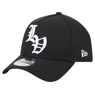 Men's New Era Black Las Vegas Raiders Mystic 9FORTY A-Frame Adjustable Hat