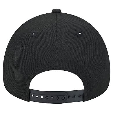 Men's New Era Black Las Vegas Raiders Mystic 9FORTY A-Frame Adjustable Hat