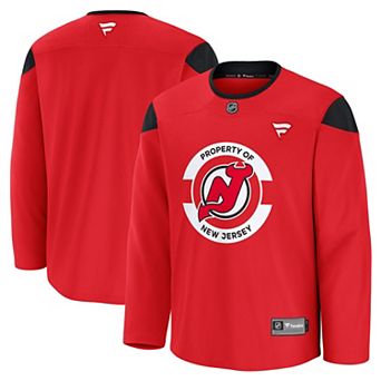 Men's Fanatics Red New Jersey Devils Team Practice Jersey