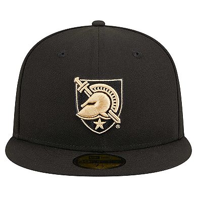 Men's New Era Black Army Black Knights 59FIFTY Fitted Hat