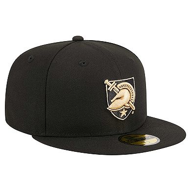 Men's New Era Black Army Black Knights 59FIFTY Fitted Hat
