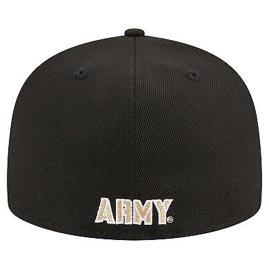 Men's New Era Black Army Black Knights 59FIFTY Fitted Hat