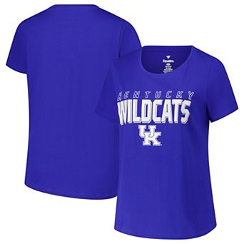 Women's Fanatics Royal Kentucky Wildcats Plus Size Lean Scoop Neck T-Shirt