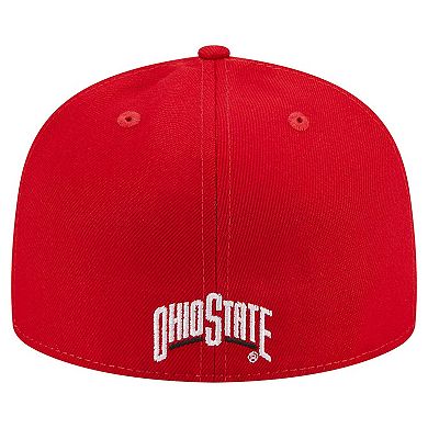 Men's New Era Scarlet Ohio State Buckeyes 59FIFTY Fitted Hat