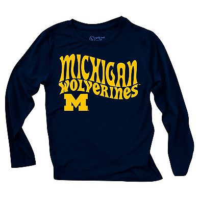 Infant Wes & Willy Michigan Wolverines Long Sleeve Top and Striped Leggings Set